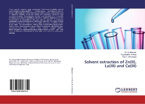 Solvent extraction of Zn(II), La(III) and Ce(III)