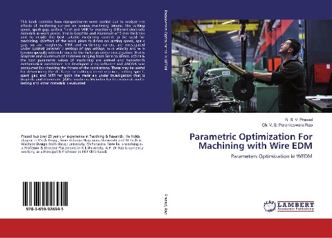 Parametric Optimization For Machining with Wire EDM: Parameters Optimization in WEDM