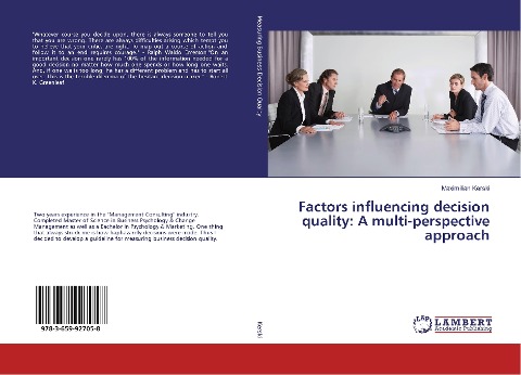 Factors influencing decision quality: A multi-perspective approach