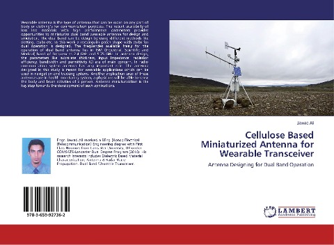 Cellulose Based Miniaturized Antenna for Wearable Transceiver: Antenna Designing for Dual Band Operation