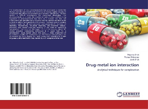 Drug-metal ion interaction: Analytical techniques for complexation