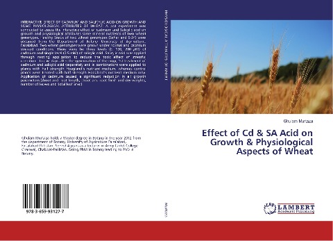 Effect of Cd & SA Acid on Growth & Physiological Aspects of Wheat