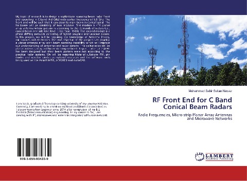 RF Front End for C Band Conical Beam Radars: Radio Frequencies, Micro-strip Planar Array Antennas and Microwave Networks