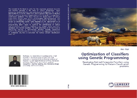 Optimization of Classifiers using Genetic Programming: Developing Optimal Composite Classifiers using Genetic Programming for Pattern Classification problems