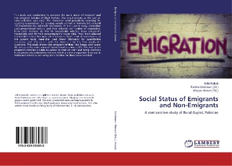 Social Status of Emigrants and Non-Emigrants: A comparative study of Rural Gujrat, Pakistan