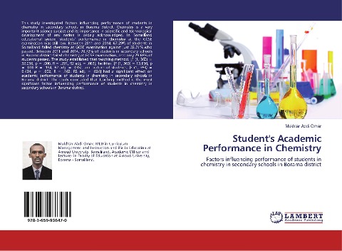 Students Academic Performance in Chemistry: Factors influencing performance of students in chemistry in secondary schools in Borama district