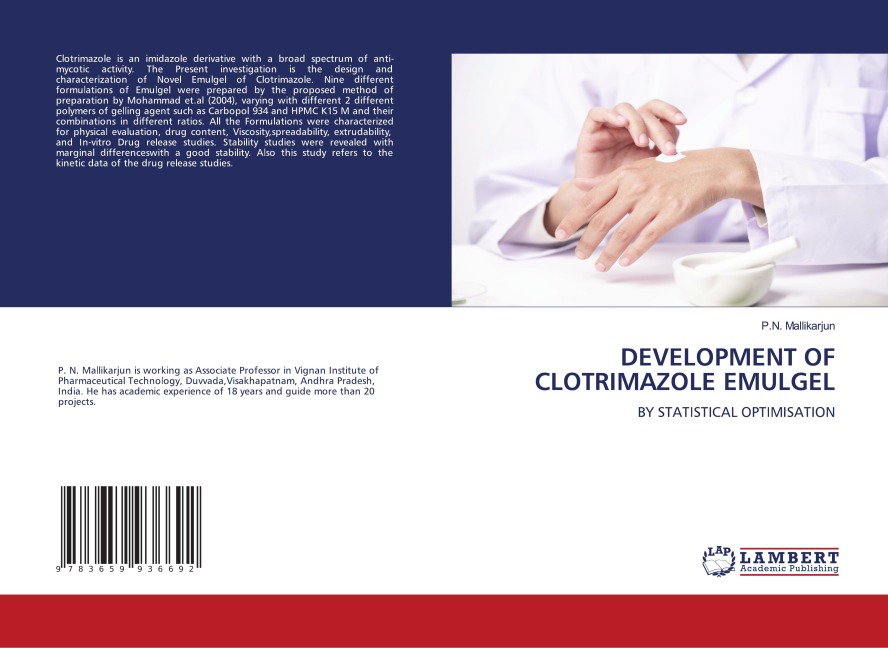 DEVELOPMENT OF CLOTRIMAZOLE EMULGEL: BY STATISTICAL OPTIMISATION