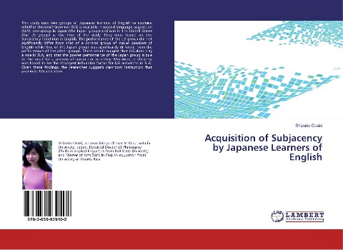 Acquisition of Subjacency by Japanese Learners of English