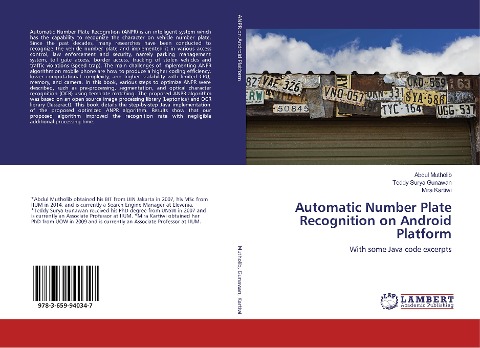 Automatic Number Plate Recognition on Android Platform: With some Java code excerpts