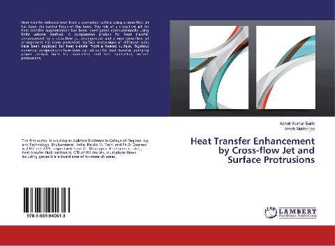 Heat Transfer Enhancement by Cross-flow Jet and Surface Protrusions