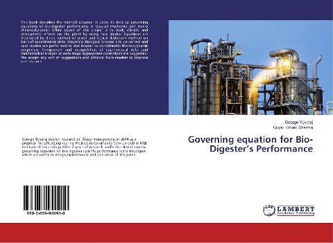 Governing equation for Bio-Digesters Performance
