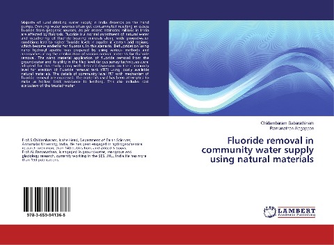 Fluoride removal in community water supply using natural materials