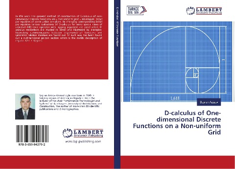 D-calculus of One-dimensional Discrete Functions on a Non-uniform Grid