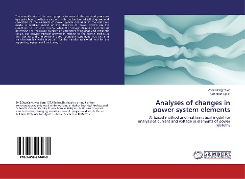 Analyses of changes in power system elements: AI-based method and mathematical model for analysis of current and voltage in elements of power systems