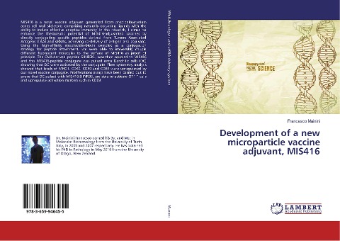 Development of a new microparticle vaccine adjuvant, MIS416