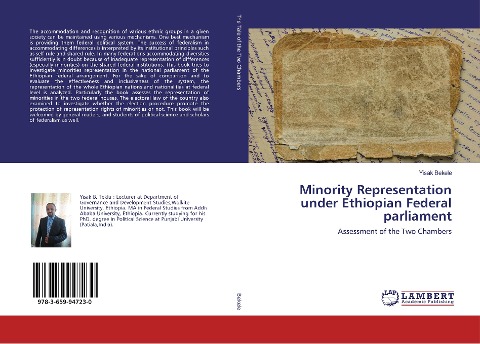 Minority Representation under Ethiopian Federal parliament: Assessment of the Two Chambers