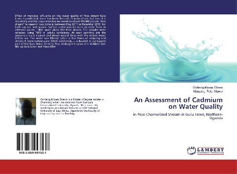 An Assessment of Cadmium on Water Quality: in Pece Channelized Stream in Gulu Town, Northern-Uganda