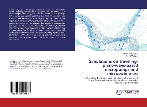 Simulations on traveling-plane-wave-based micropumps and microswimmers: Modeling flow-fields and rigid-body kinematics of fully-submerged bio-inspired microsystems with deforming extremities