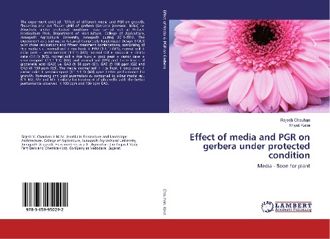 Effect of media and PGR on gerbera under protected condition: Media - Boon for plant