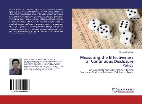 Measuring the Effectiveness of Continuous Disclosure Policy: An Insight into Australias Statutory-Backed Continuous Disclosure Policy and Its Effect on Equity