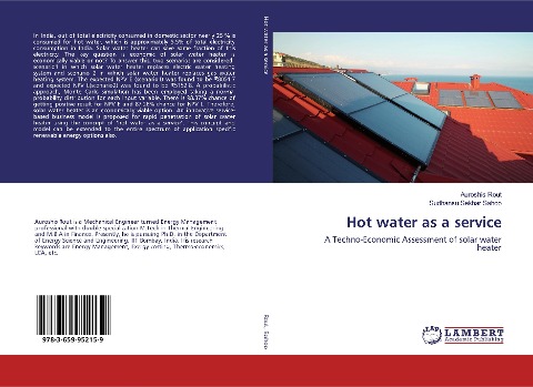 Hot water as a service: A Techno-Economic Assessment of solar water heater