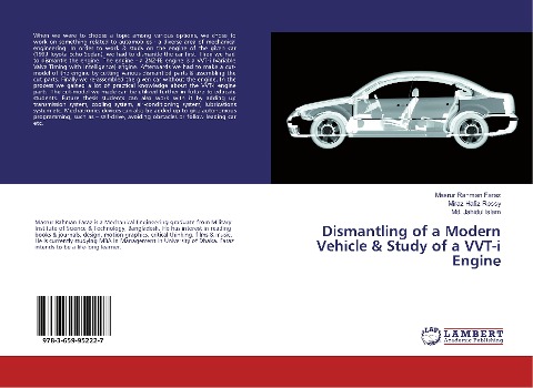 Dismantling of a Modern Vehicle & Study of a VVT-i Engine
