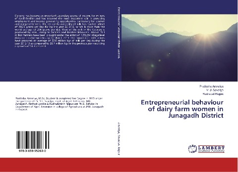 Entrepreneurial behaviour of dairy farm women in Junagadh District