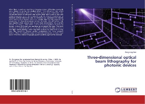 Three-dimensional optical beam lithography for photonic devices