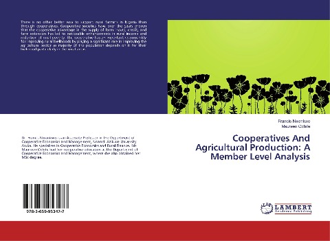 Cooperatives And Agricultural Production: A Member Level Analysis