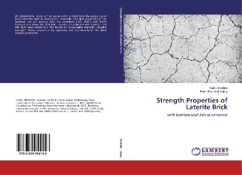 Strength Properties of Laterite Brick: with Bamboo Leaf Ash as Enhancer