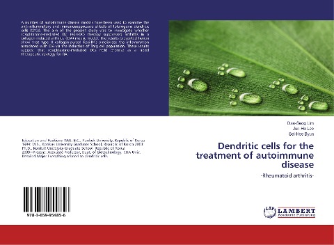 Dendritic cells for the treatment of autoimmune disease: -Rheumatoid arthritis-