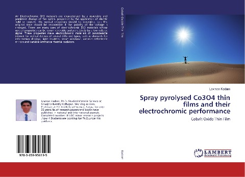 Spray pyrolysed Co3O4 thin films and their electrochromic performance: Cobalt Oxide Thin Film