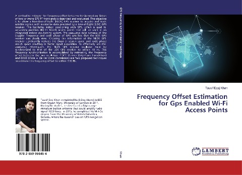 Frequency Offset Estimation for Gps Enabled Wi-Fi Access Points