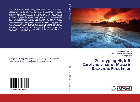 Genotyping High ¿- Carotene Lines of Maize in Backcross Population