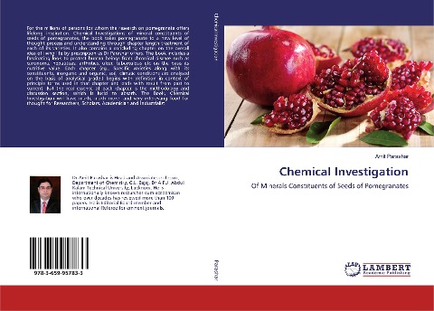 Chemical Investigation: Of Minerals Constituents of Seeds of Pomegranates
