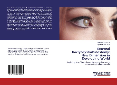 External Dacryocystorhinostomy: New Dimension in Developing World: Exploring New Dimension of Success and Cosmetic outcome in developing world
