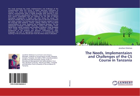 The Needs, Implementaion and Challenges of the CS Course in Tanzania