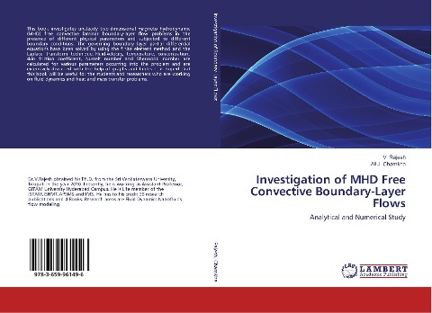 Investigation of MHD Free Convective Boundary-Layer Flows: Analytical and Numerical Study