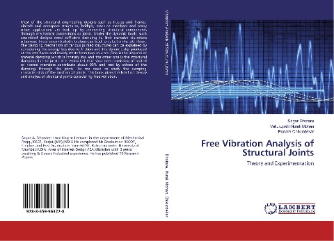 Free Vibration Analysis of Structural Joints: Theory and Experimentation