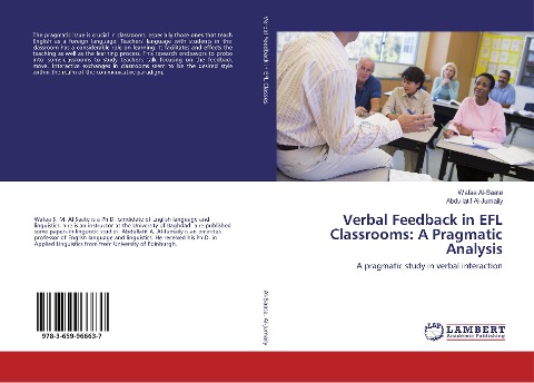 Verbal Feedback in EFL Classrooms: A Pragmatic Analysis: A pragmatic study in verbal interaction