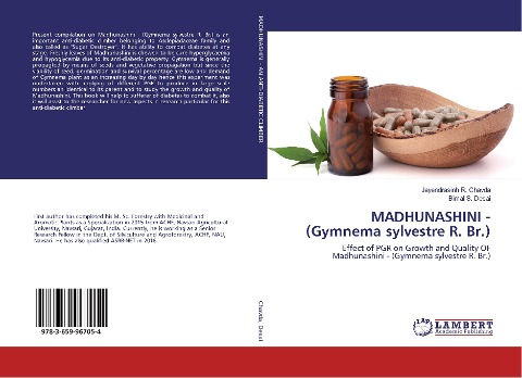 MADHUNASHINI - (Gymnema sylvestre R. Br.): Effect of PGR on Growth and Quality OF Madhunashini - (Gymnema sylvestre R. Br.)