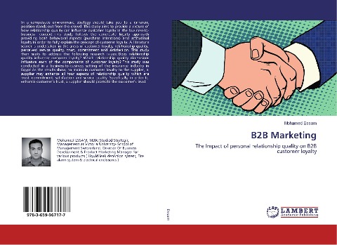 B2B Marketing: The Impact of personal relationship quality on B2B customer loyalty
