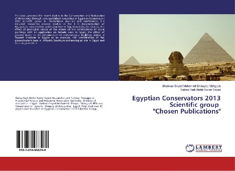 Egyptian Conservators 2013 Scientific group Chosen Publications