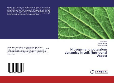Nitrogen and potassium dynamics in soil: Nutritional Aspect