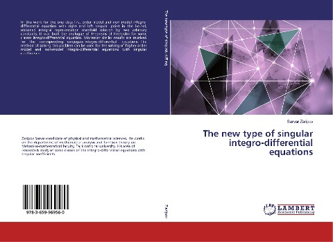 The new type of singular integro-differential equations