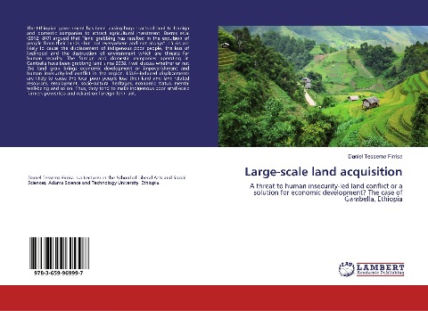 Large-scale land acquisition: A threat to human insecurity-led land conflict or a solution for economic development? The case of Gambella, Ethiopia