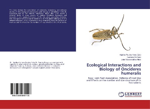 Ecological Interactions and Biology of Oncideres humeralis: New Host-Plant Association, Patterns of Host Use and Effects on the number and size structure of its host-plants