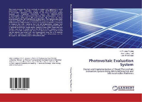 Photovoltaic Evaluation System: Design and Implementation of Novel Photovoltaic Evaluation System Using MATLAB/Simulink and Microcontroller Platforms