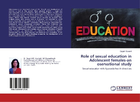 Role of sexual education in Adolescent females-an oservational study: Sexual education with Ayurveda health directives