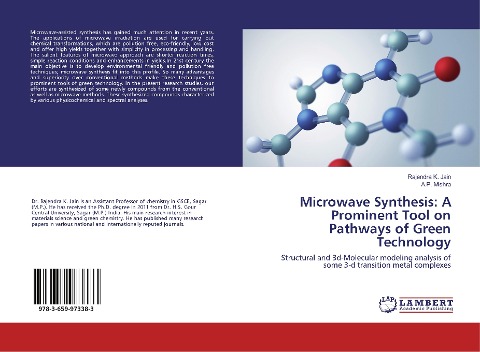 Microwave Synthesis: A Prominent Tool on Pathways of Green Technology: Structural and 3d-Molecular modeling analysis of some 3-d transition metal complexes